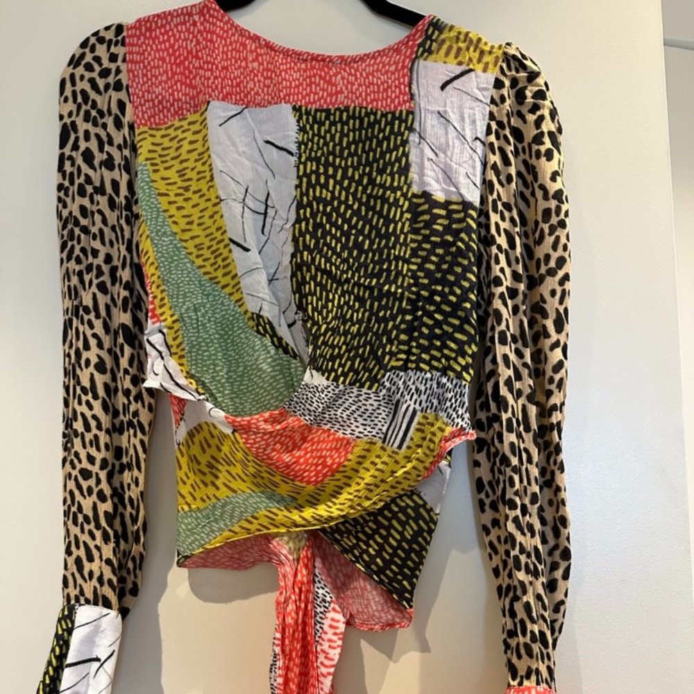 Anthropologie Wrap top